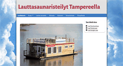 Desktop Screenshot of lauttasauna.fi